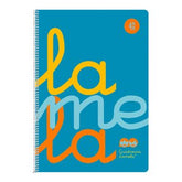 Bloc Espiral A4 Liso 80H 90g | Lamela | Cartón | Formato A4 | Pack 5 Unidades